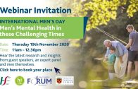 Men’s Mental Health in these Challenging Times: 2020 International Men’s Day Webinar